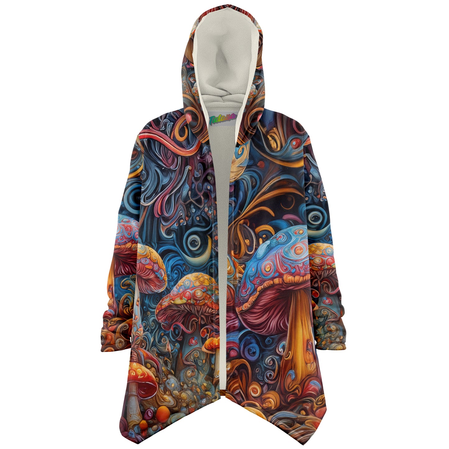 Alice Adventures in Wonderland Cute Absolem Microfleece Cloak copy