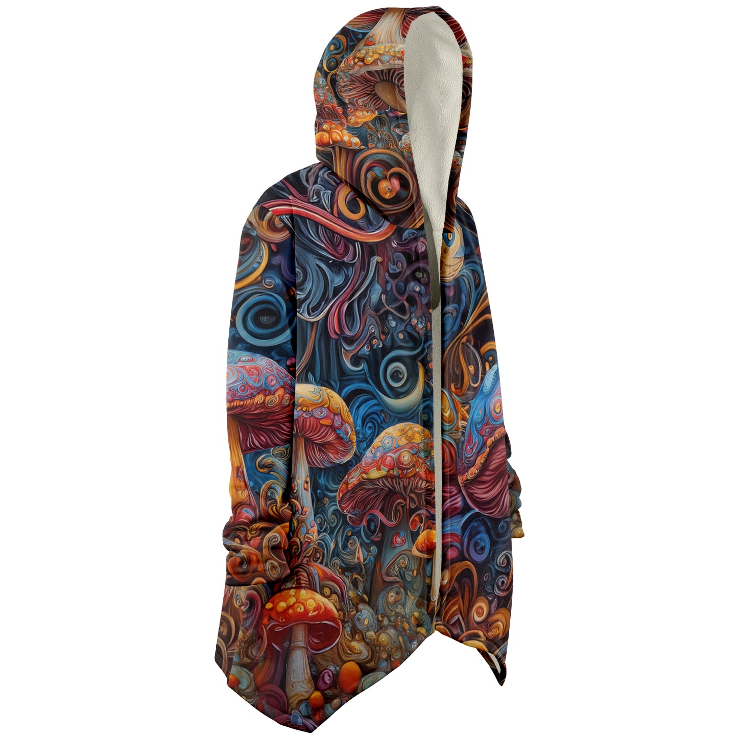 Alice Adventures in Wonderland Cute Absolem Microfleece Cloak copy